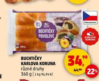 BUCHTIČKY KARLOVA KORUNA, 360 g