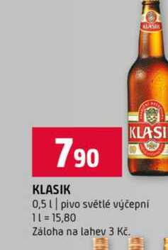 KLASI 0,5l pivo světlé výčepní 