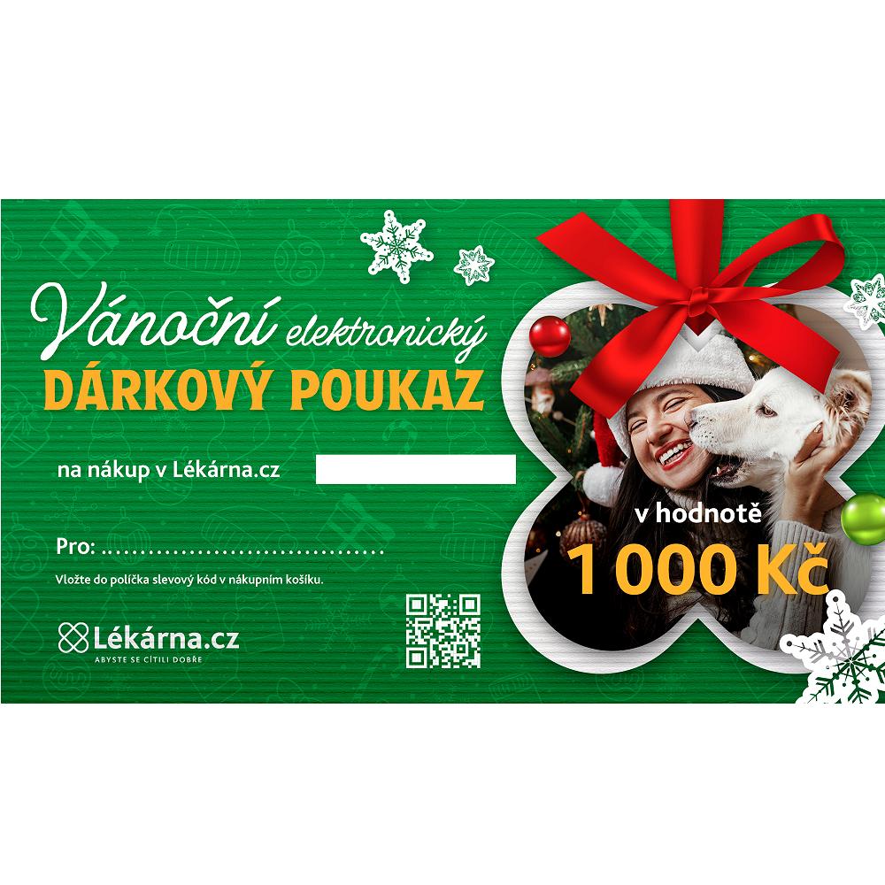 Vánoční elektronický dárkový poukaz 1000 Kč