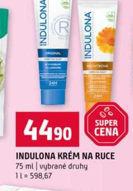 INDULONA KRÉM NA RUCE 75 ml vybrané druhy