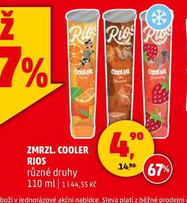 ZMRZL. COOLER RIOS, 110 ml 
