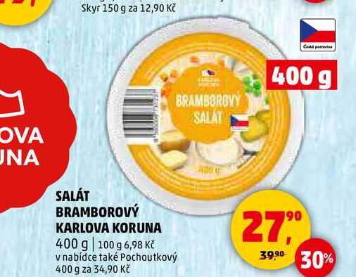 SALÁT BRAMBOROVÝ KARLOVA KORUNA, 400 g