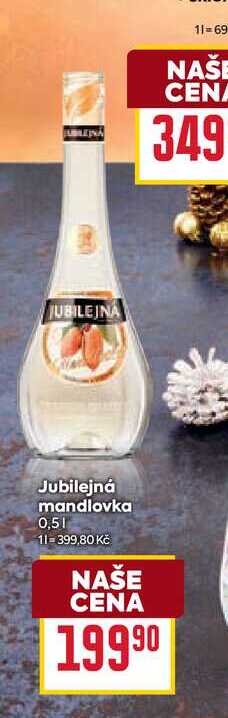 Jubilejná mandlovka 0,5l 