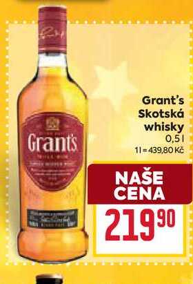 Grant's Skotská whisky 0,5l