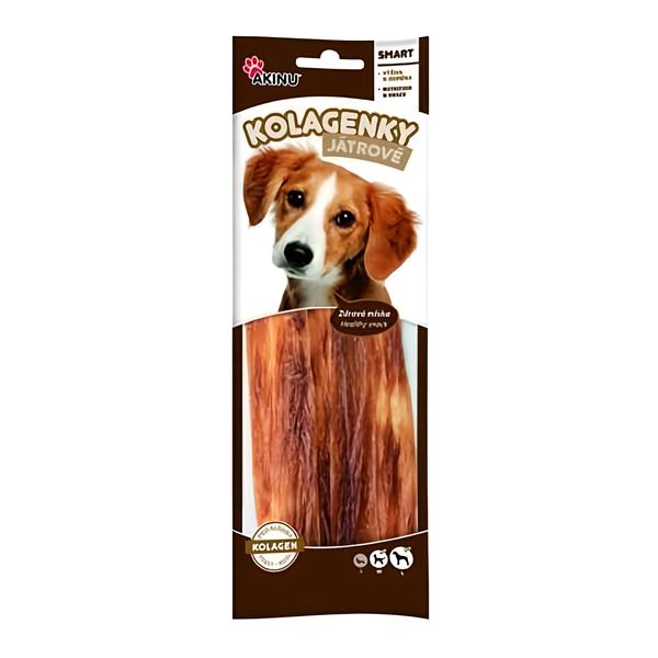 Akinu Kolagen pásky s drůbežími játry