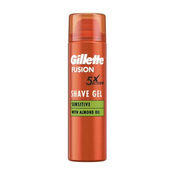 Gillette Fusion Sensitive gel Almond Oil