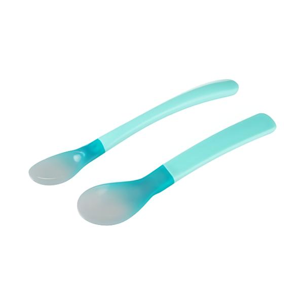 Canpol babies Plastové lžičky TERMO, tyrkysové