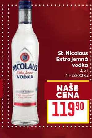 St. Nicolaus Extra jemná vodka 0,5l