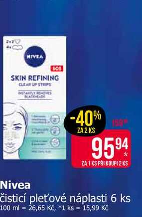 Nivea čisticí pleťové náplasti 6 ks 