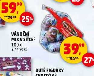 VÁNOČNÍ MIX V SÍŤCE, 100 g