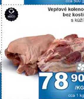 Vepřové koleno bez kosti s kůží 1kg