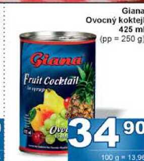 Giana Ovocný koktejl 425 ml (pp 250 g)