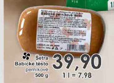 Šetr Babické těsto pernikové 500g