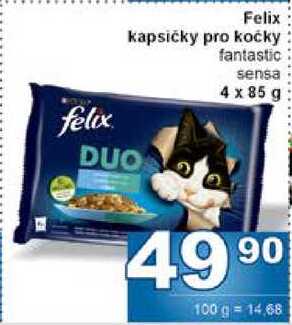 Felix kapsičky pro kočky 4 x 85 g