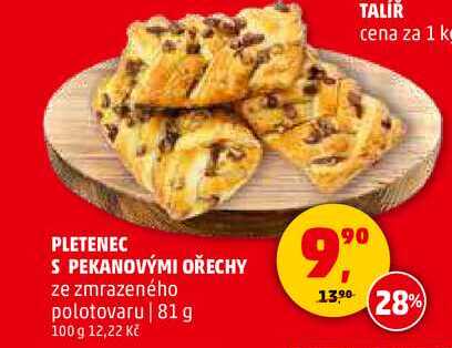 PLETENEC S PEKANOVÝMI OŘECHY, 81 g 