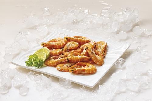 Krevety celé vařené 40/60, 1 kg