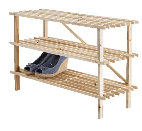 Dřevěný botník Samuel, 1 KS