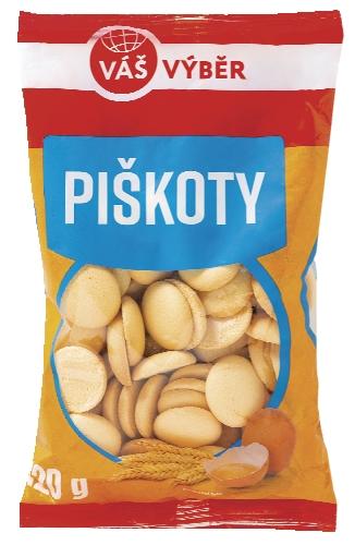 VÁŠ VÝBĚR Piškoty, 120 g