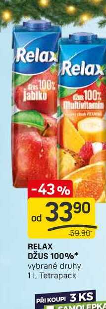 RELAX DŽUS 100% vybrané druhy 1l