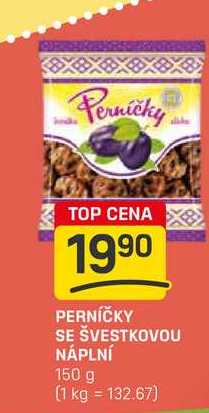 PERNÍČKY SE ŠVESTKOVOU NÁPLNÍ 150 g