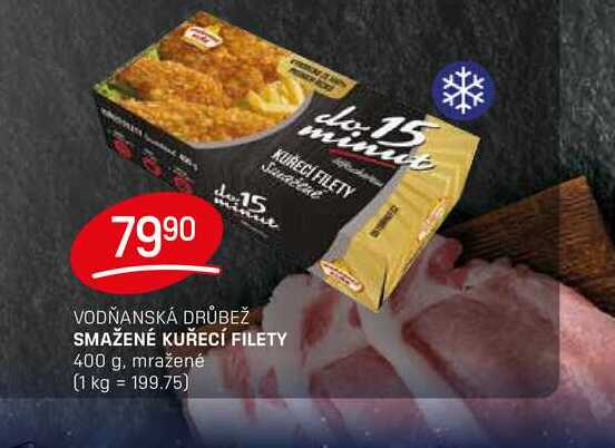 SMAŽENÉ KUŘECÍ FILETY 400 g, mražené