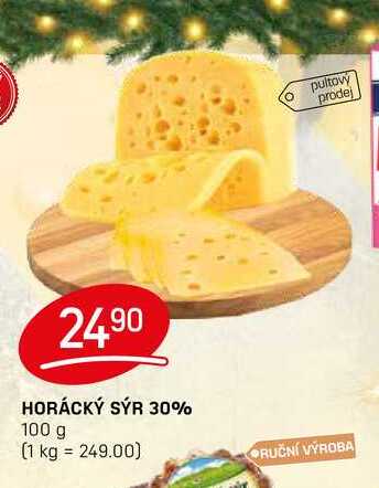 HORÁCKÝ SÝR 30% 100 g 