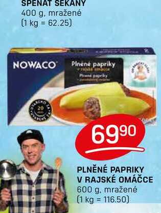 PLNĚNÉ PAPRIKY V RAJSKÉ OMÁČCE 600 g