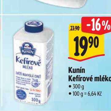   Kunín Kefírové mléko 300 g  