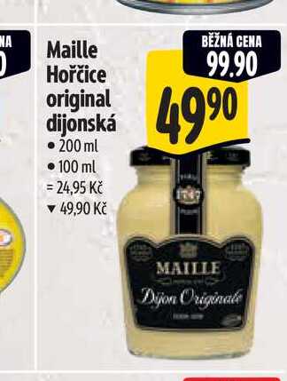  Maille Hořčice original dijonská  200 ml  