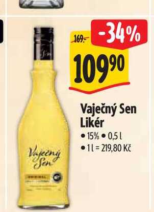  Vaječný Sen Likér  15% 0,5 l