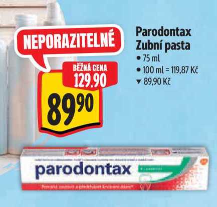 Parodontax Zubní pasta 75 ml
