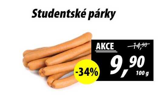 Studentské párky,0 100 g