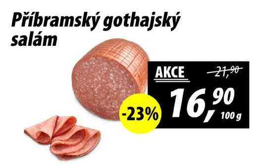 Příbramský gothajský salám, 100 g