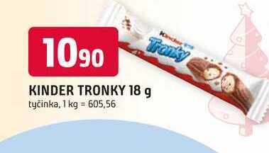 KINDER TRONKY 18 g tyčinka