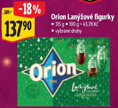 Orion Lanýžové figurky, 315 g