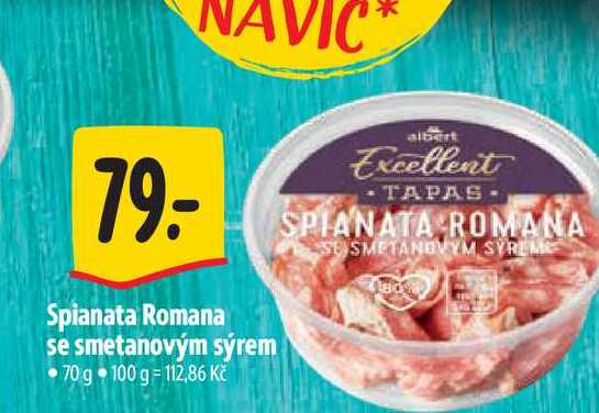 Spianata Romana se smetanovým sýrem 70 g 