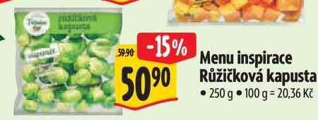 Menu inspirace Růžičková kapusta, 250 g 