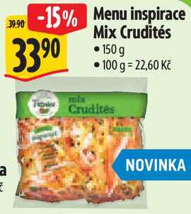 Menu inspirace Mix Crudités, 150 g
