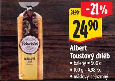 Albert Toustový chléb, 500 g
