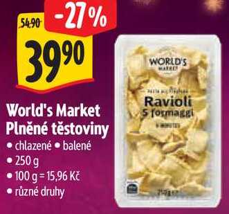 World's Market Plněné těstoviny, 250 g