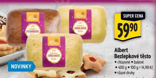 Albert Bezlepkové těsto, 400 g