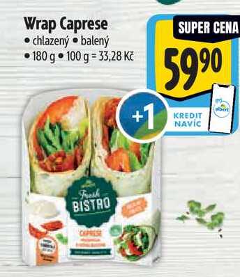 Wrap Caprese, 180 g