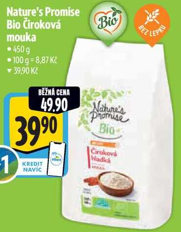 Nature's Promise Bio Čiroková mouka, 450 g