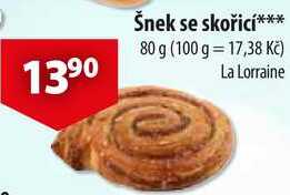 Šnek se skořicí, 80 g 