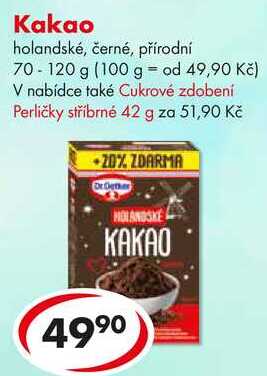 Kakao, 70-120 g 