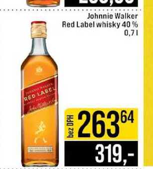 Johnnie Walker Red Label whisky 40% 0,7l