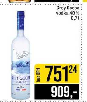 Grey Goose vodka 40 % 0,7l