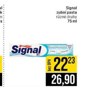 Signal zubní pasta různé druhy 75 ml