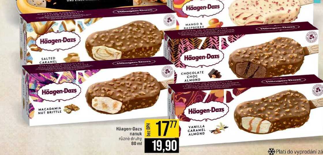 Häagen-Dazs nanuk různé druhy 80 ml 