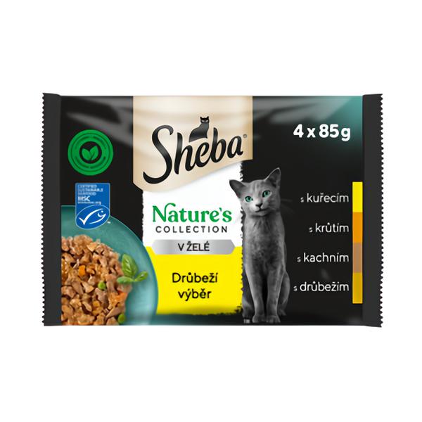 Sheba Nature's collection kapsičky drůbeží výběr v želé pro dospělé kočky